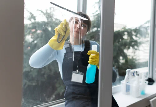 Nettoyage de vitres intérieures et extérieures à Omps